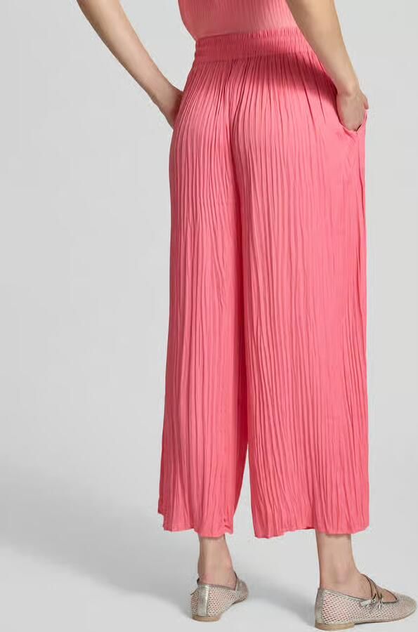 Marc Cain Pull-on-broek met plissévouwen met tunnelkoord