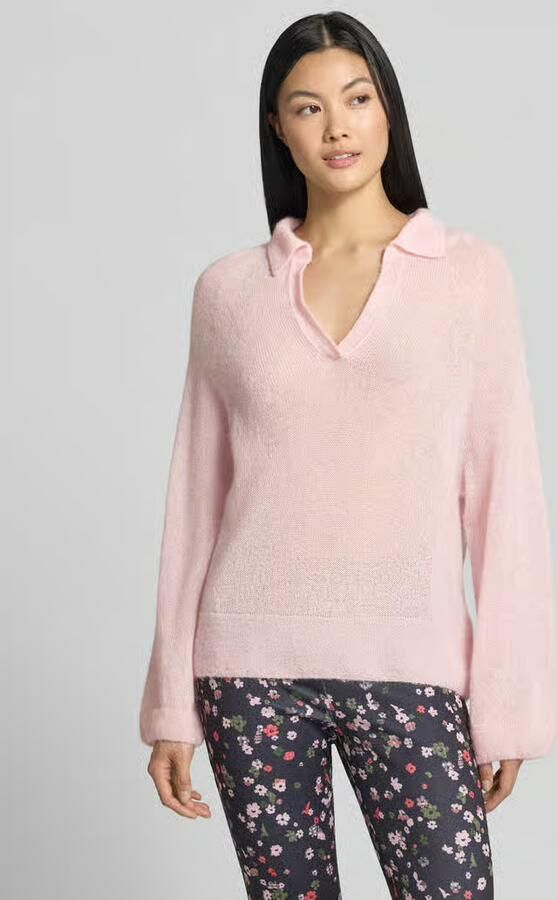 Marc Cain pullover met relaxed fit van mohair-alpaca-mix - Foto 2