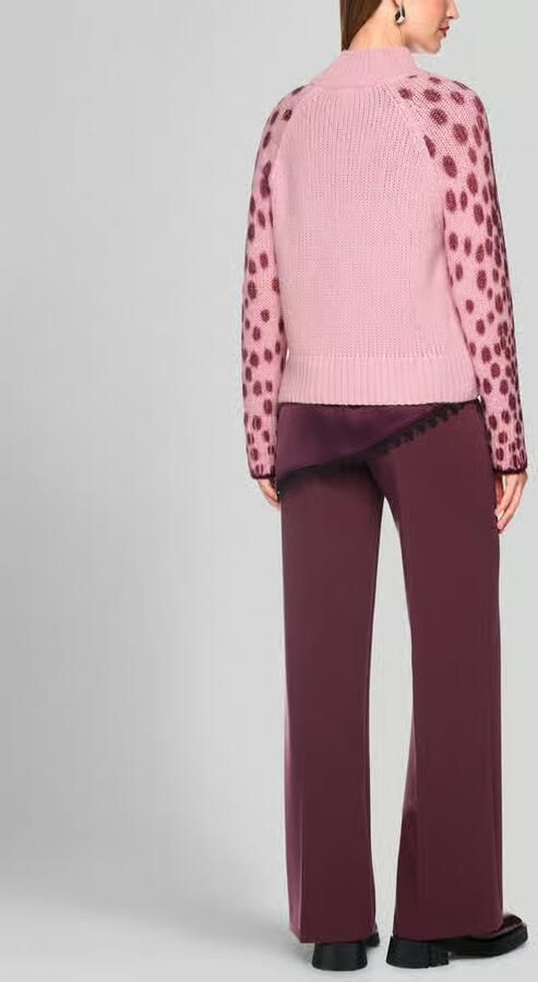 Marc Cain Pullover van alpacamix met logodetail - Foto 2