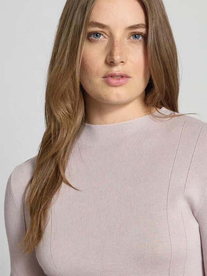 Marc Cain Pullover van lanawolmix met logo-applicatie - Foto 2