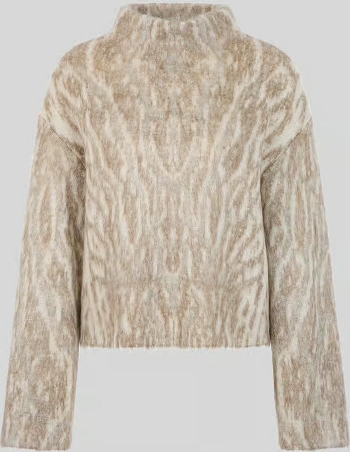 Marc Cain Pullover van mohairwol met uitlopende mouwen