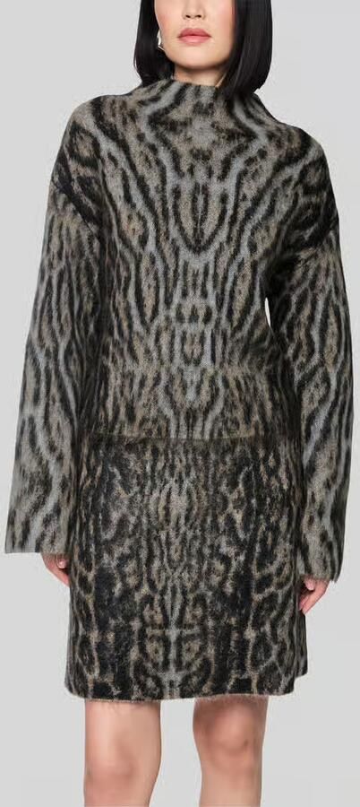 Marc Cain Pullover van mohairwol met uitlopende mouwen - Foto 3