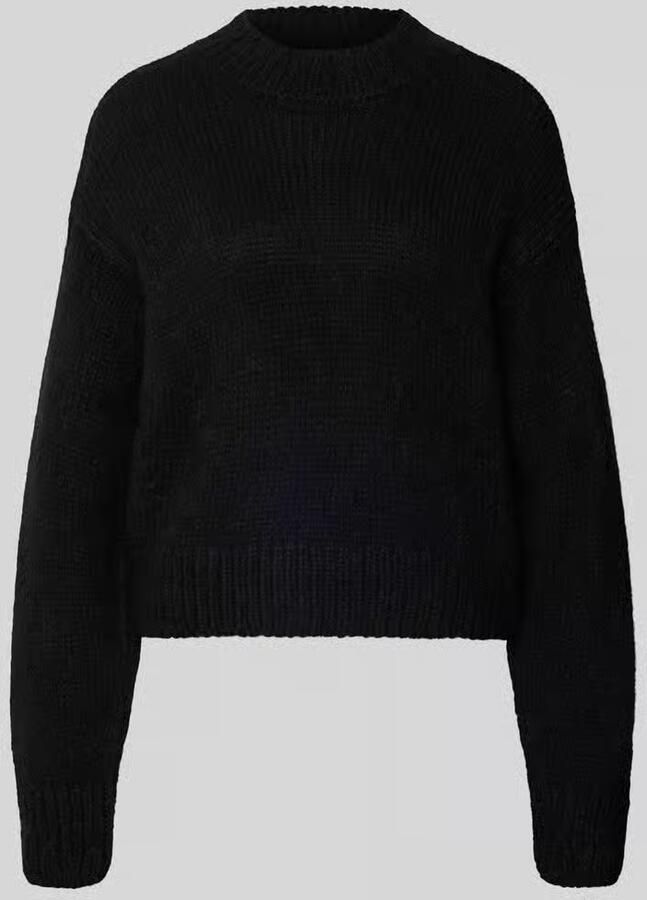 Marc Cain Pullover van wol alpaca met ribboordjes