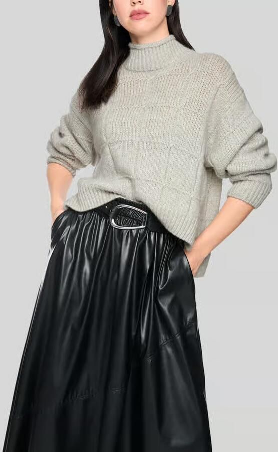 Marc Cain Pullover van wol met structuurbreisel - Foto 2