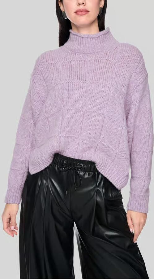 Marc Cain Pullover van wol met structuurbreisel - Foto 3