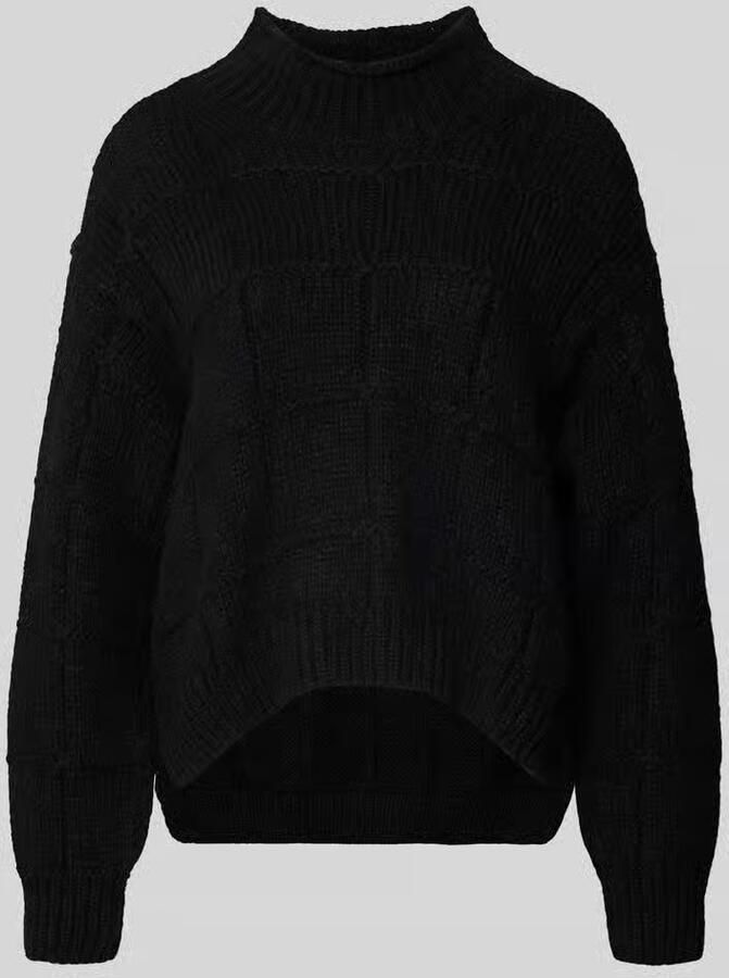 Marc Cain Pullover van wol met structuurbreisel