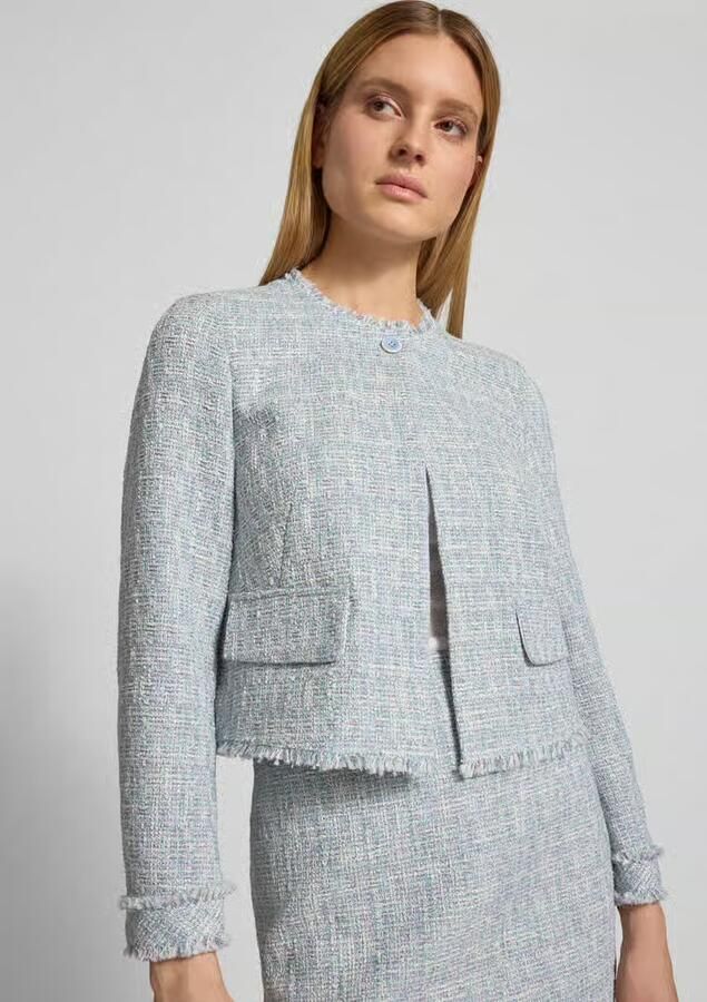 Marc Cain regular fit blazer in bouclélook
