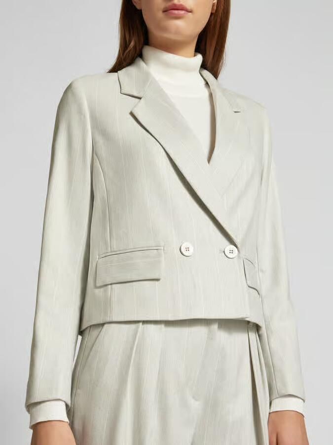 Marc Cain Regular fit blazer met klepzakken - Foto 2