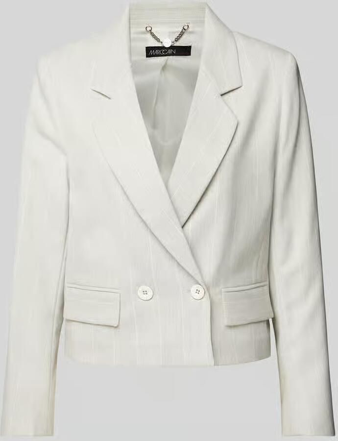 Marc Cain Regular fit blazer met klepzakken