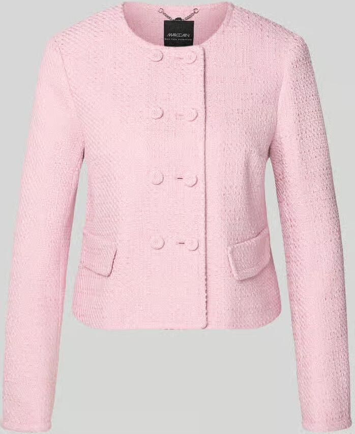 Marc Cain Regular fit blazer met klepzakken