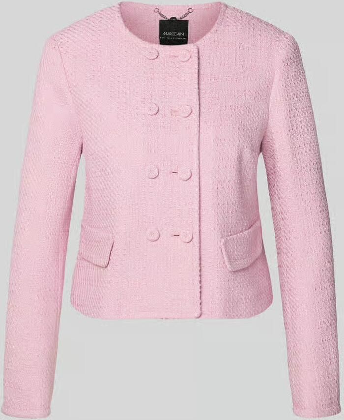 Marc Cain Regular Fit blazer met klepzakken - Foto 2