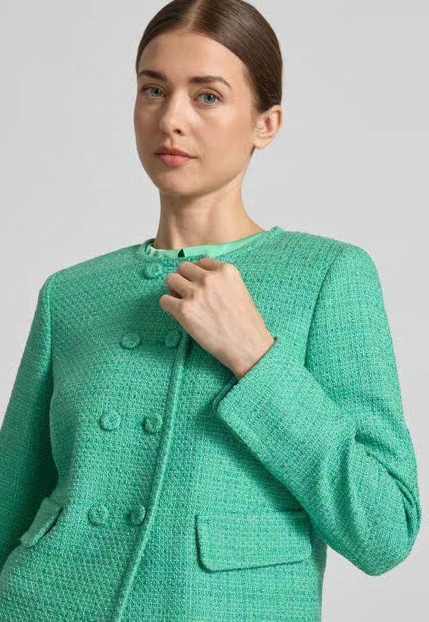 Marc Cain Regular Fit blazer met klepzakken - Foto 2