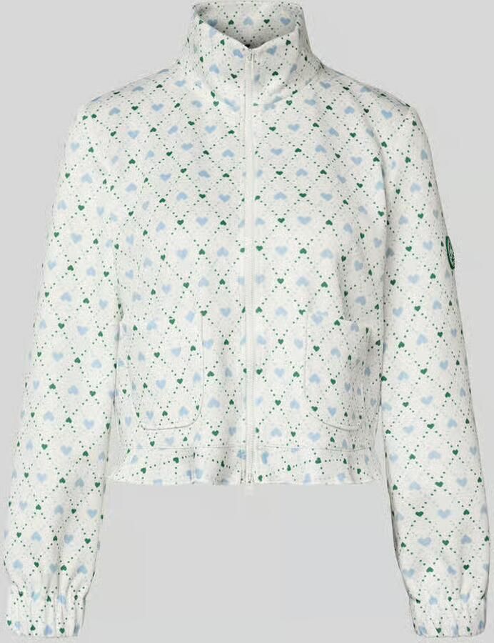 Marc Cain Regular fit blazer met opstaande kraag en tweewegritssluiting - Foto 2