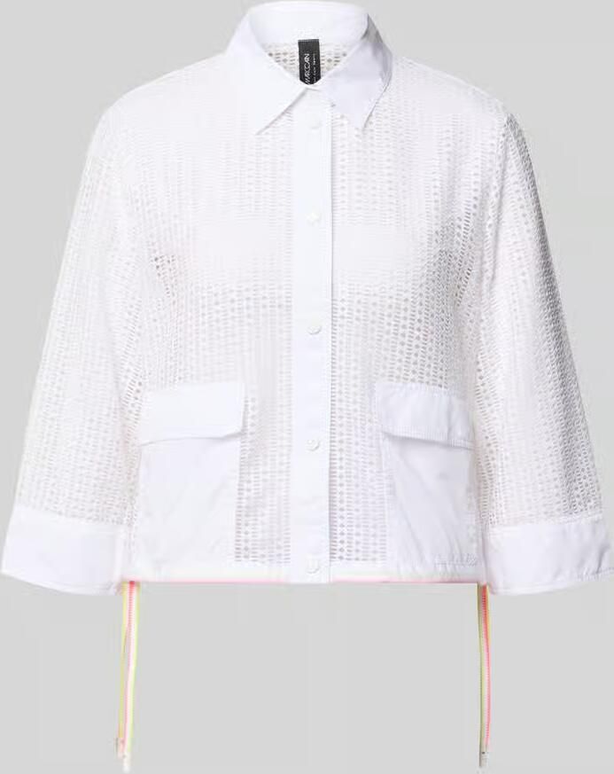 Marc Cain Regular fit blazer met pattetassen en 3 4-mouw - Foto 2