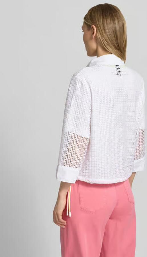 Marc Cain Regular fit blazer met pattetassen en 3 4-mouw - Foto 4