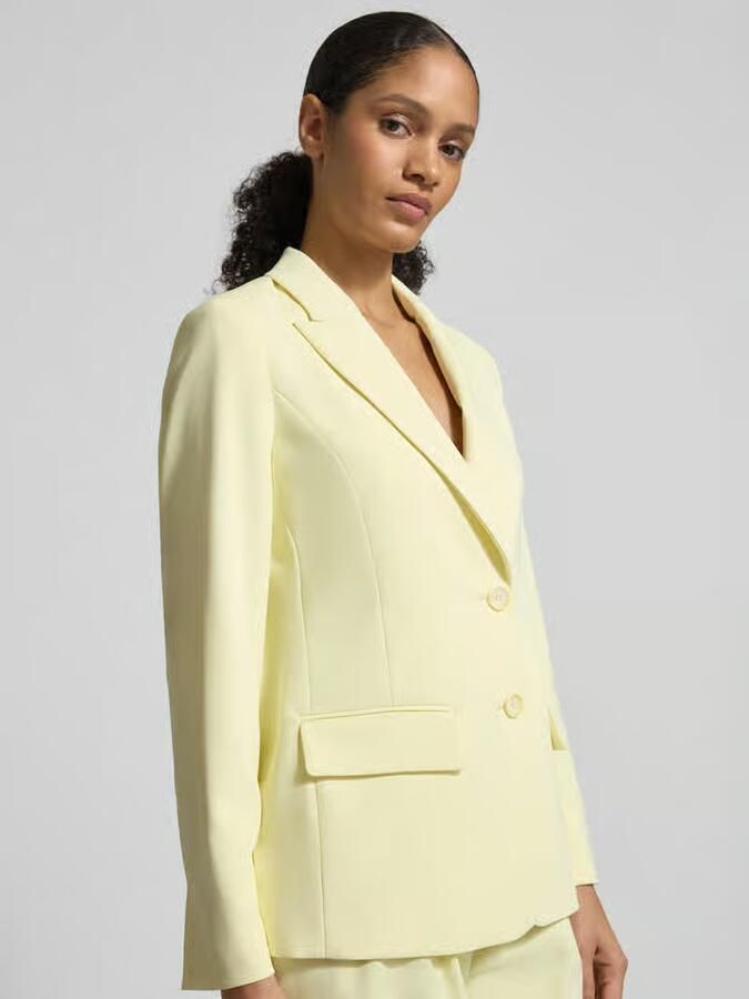 Marc Cain Regular fit blazer met reverskraag - Foto 2