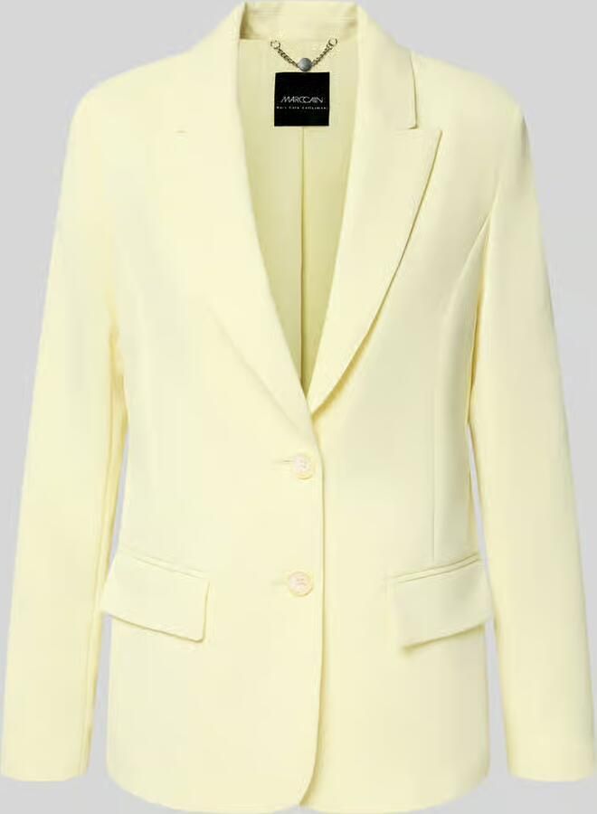 Marc Cain Regular fit blazer met reverskraag