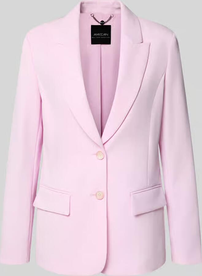 Marc Cain Regular fit blazer met reverskraag