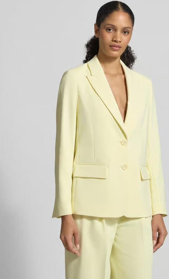 Marc Cain Regular fit blazer met reverskraag - Foto 4