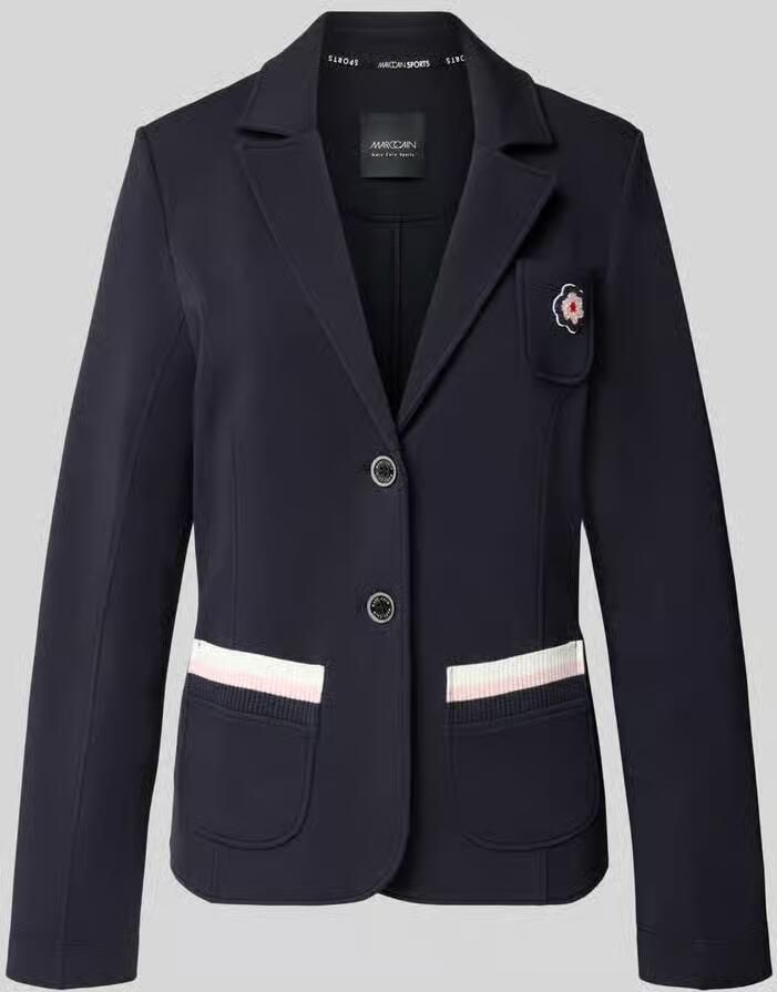 Marc Cain Regular Fit blazer met reverskraag