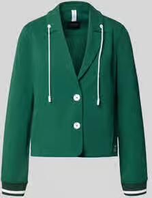 Marc Cain regular fit blazer met steekzakken