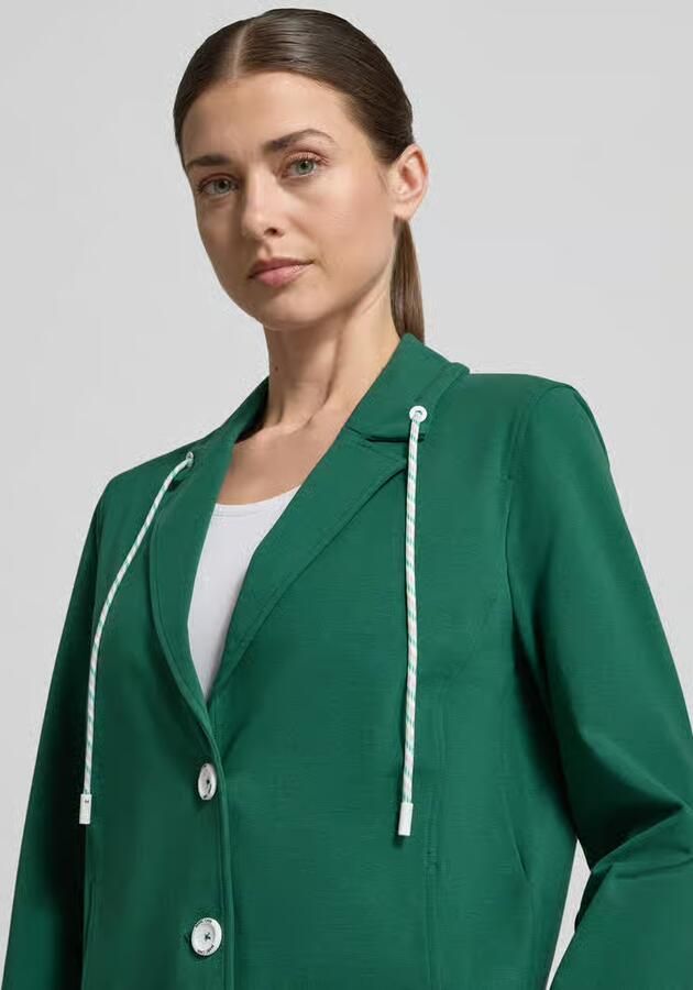 Marc Cain regular fit blazer met steekzakken