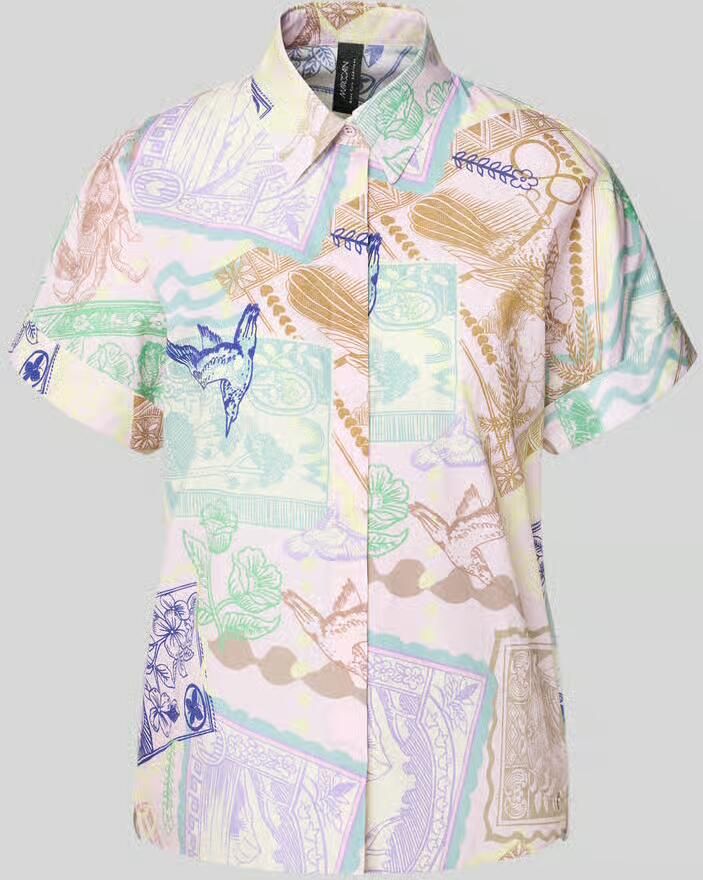 Marc Cain Regular fit blouse in all-over look