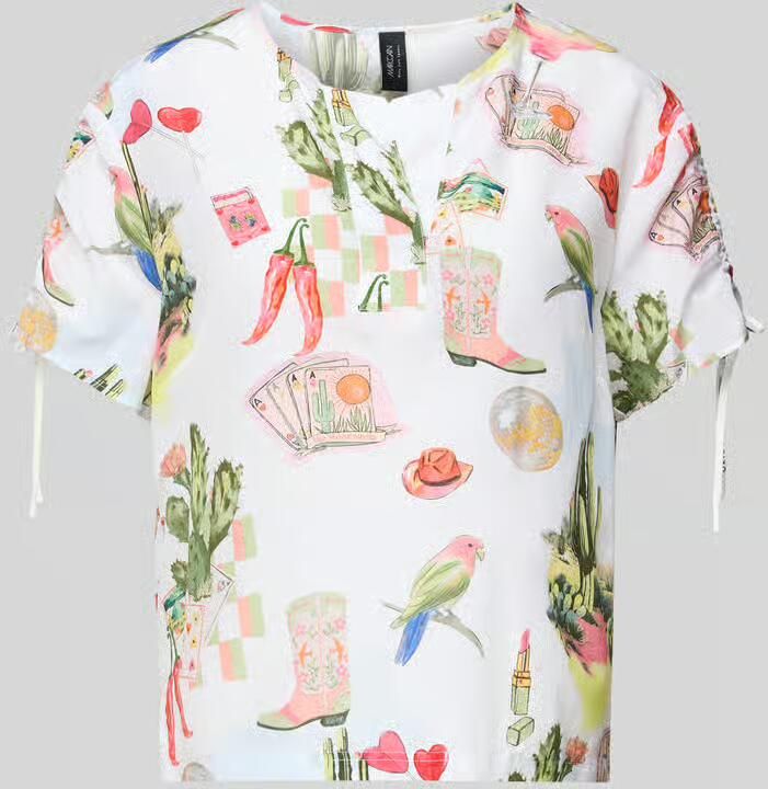 Marc Cain regular fit blouse in all-over look - Foto 2