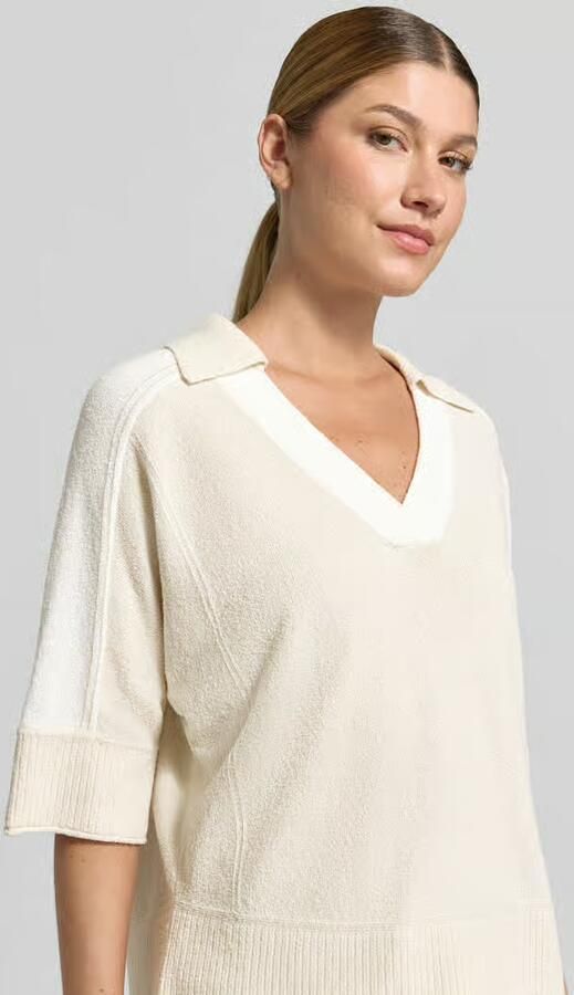 Marc Cain regular fit blouse in brei-look - Foto 2