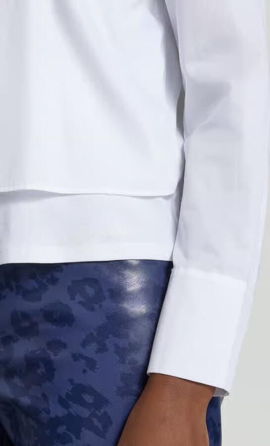 Marc Cain regular fit blouse in laagjeslook