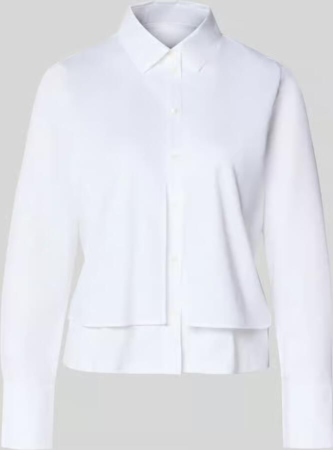 Marc Cain regular fit blouse in laagjeslook - Foto 2