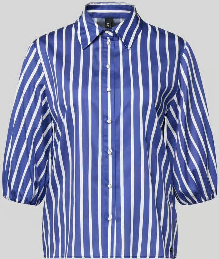Marc Cain regular fit blouse met 3 4-mouw - Foto 2