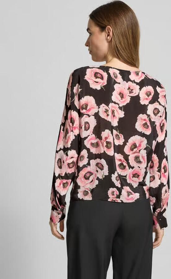 Marc Cain Regular fit blouse met boothals