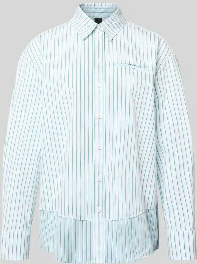 Marc Cain Regular fit blouse met borstzak