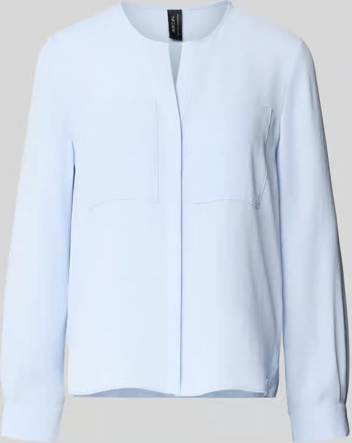 Marc Cain regular fit blouse met borstzakken - Foto 2
