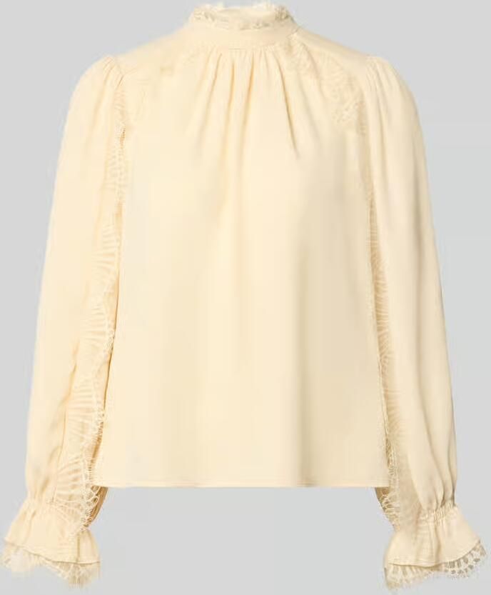 Marc Cain Regular fit blouse met kant