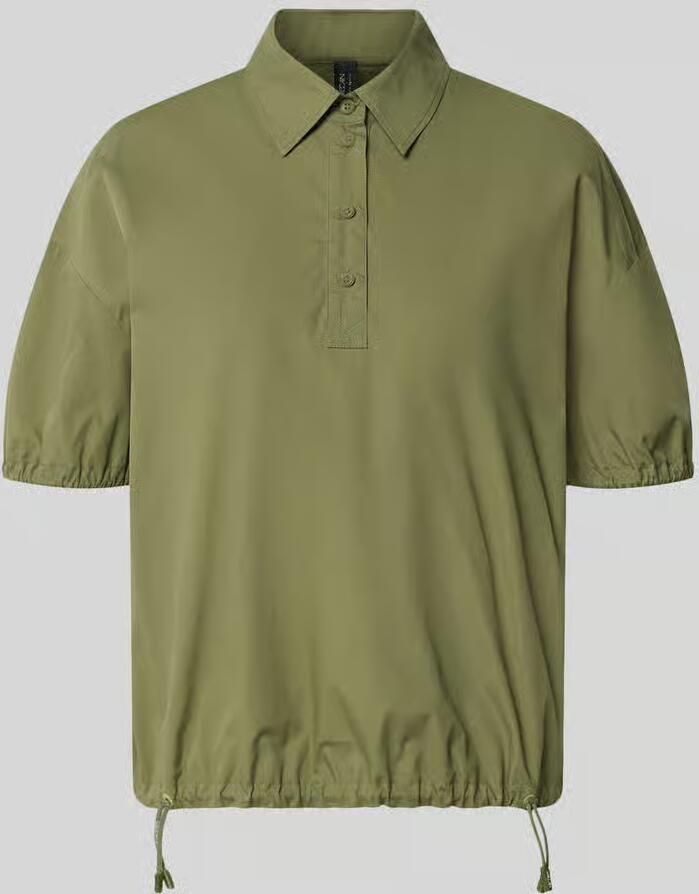 Marc Cain regular fit blouse met polokraag - Foto 2