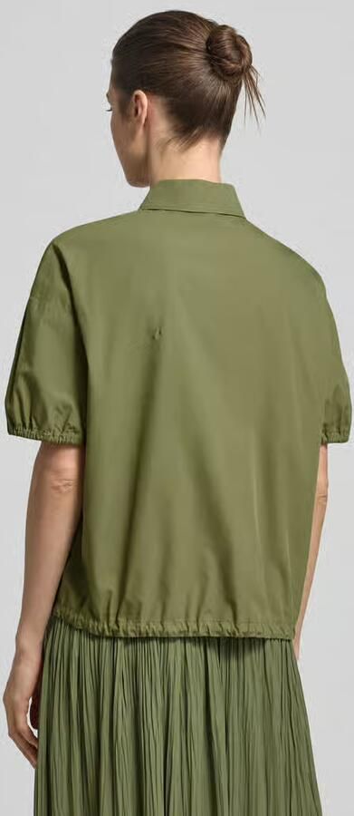 Marc Cain regular fit blouse met polokraag