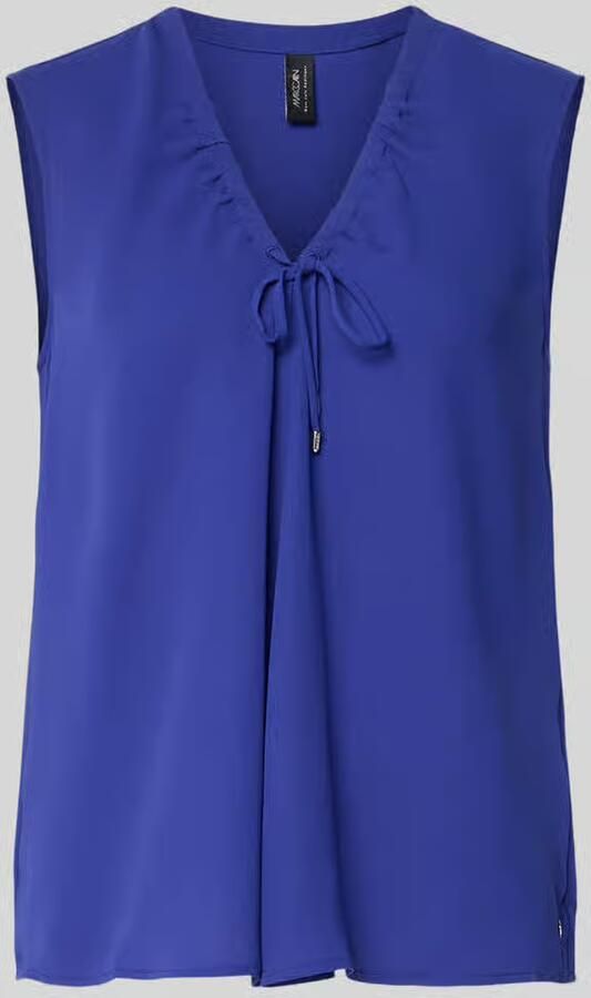 Marc Cain regular fit blouse met sierstrik - Foto 2