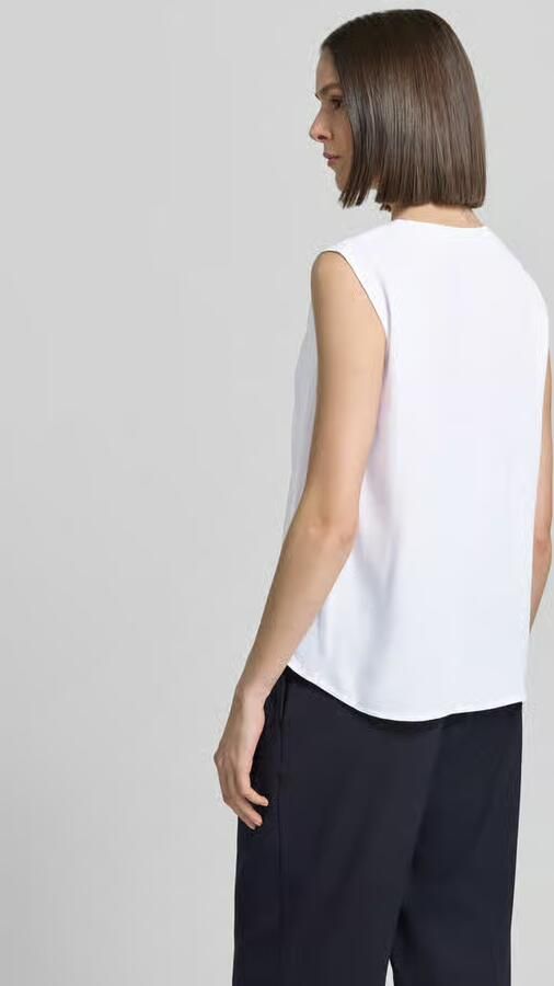 Marc Cain regular fit blouse met sierstrik