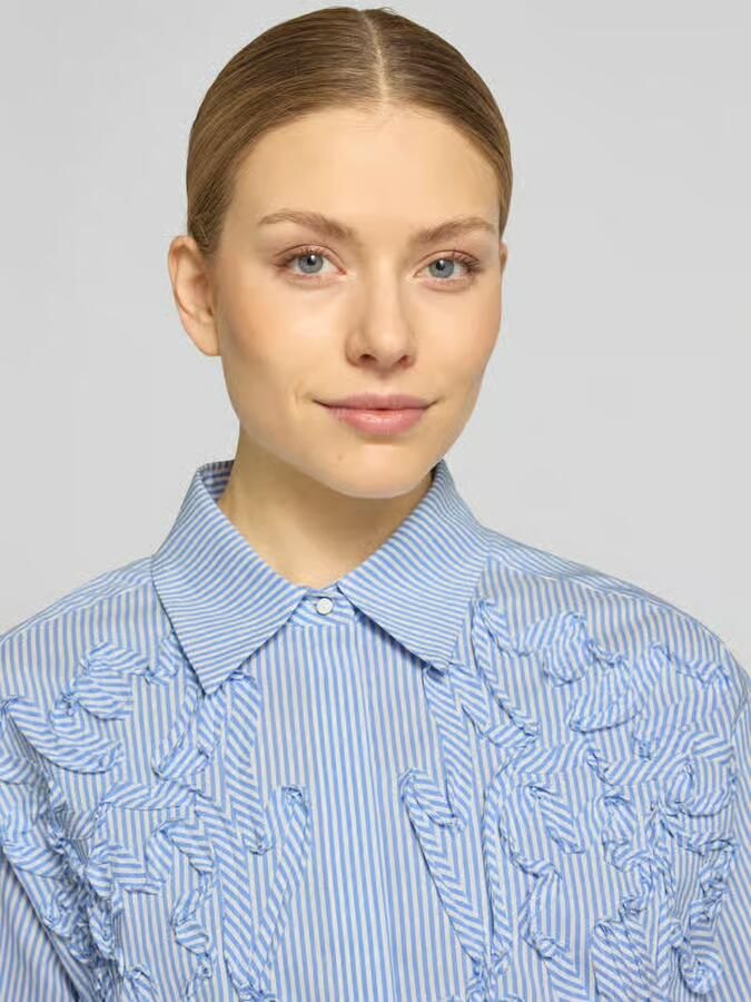Marc Cain regular fit blouse met stitchings