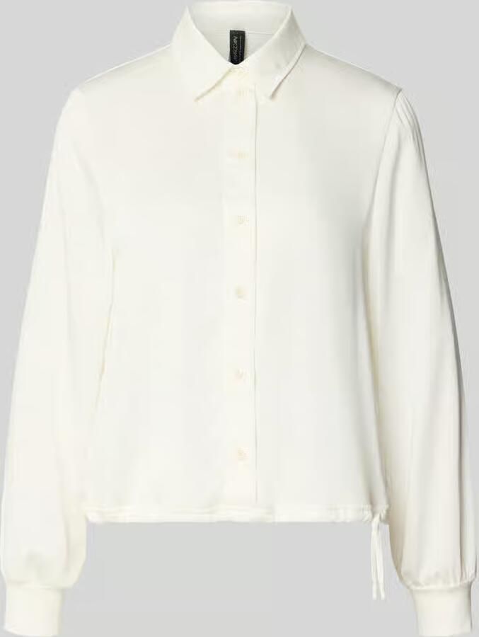 Marc Cain regular fit blouse met tunnelkoord