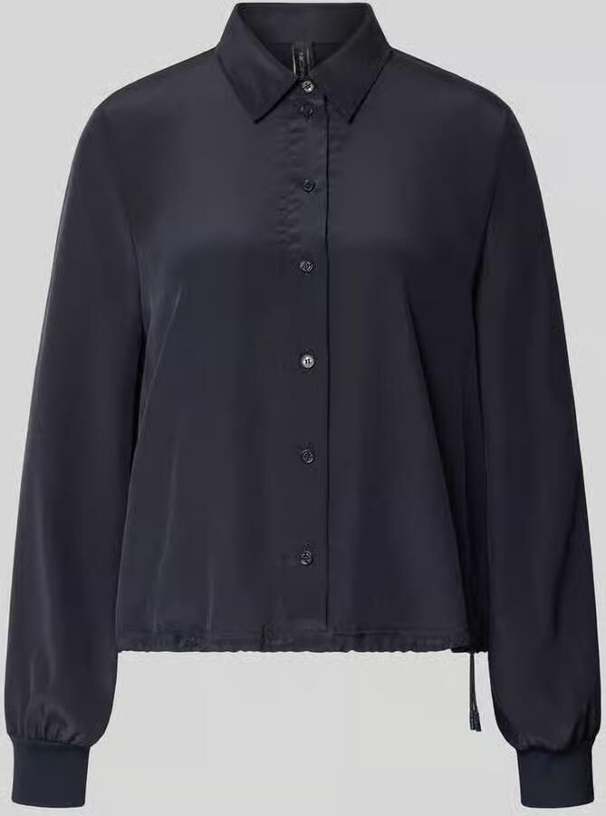 Marc Cain regular fit blouse met tunnelkoord