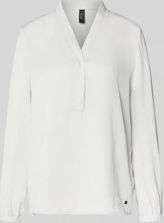 Marc Cain regular fit blouse met V-hals - Foto 2