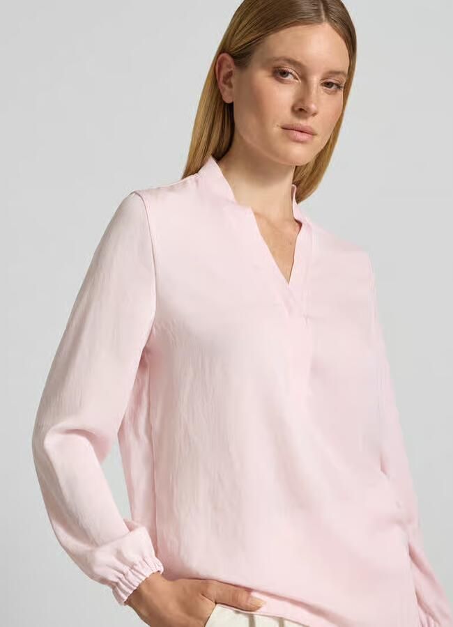 Marc Cain regular fit blouse met V-hals