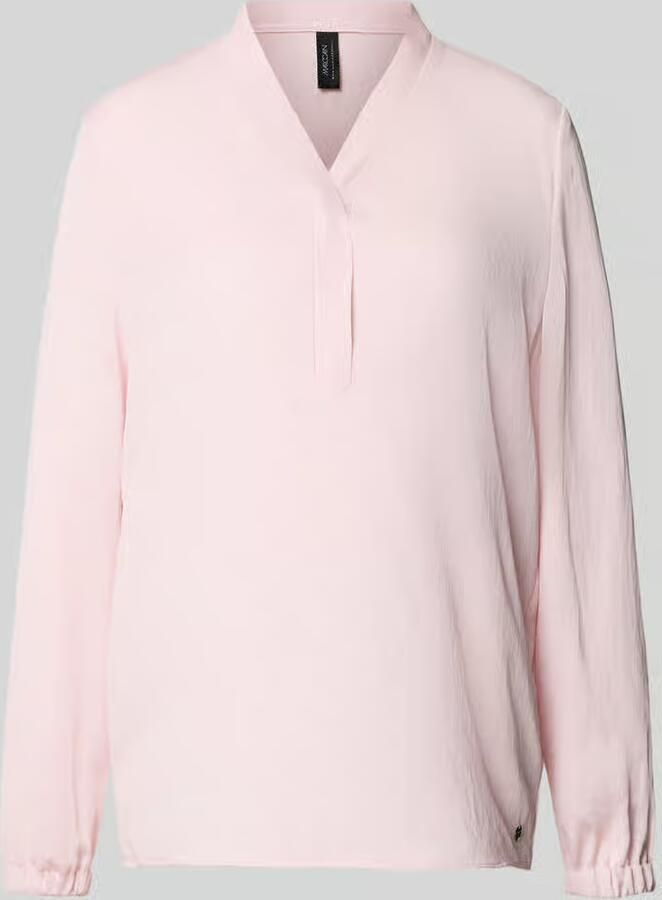 Marc Cain regular fit blouse met V-hals - Foto 2