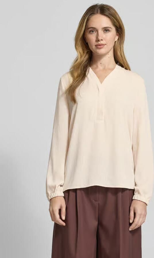 Marc Cain Regular fit blouse met V-hals - Foto 2