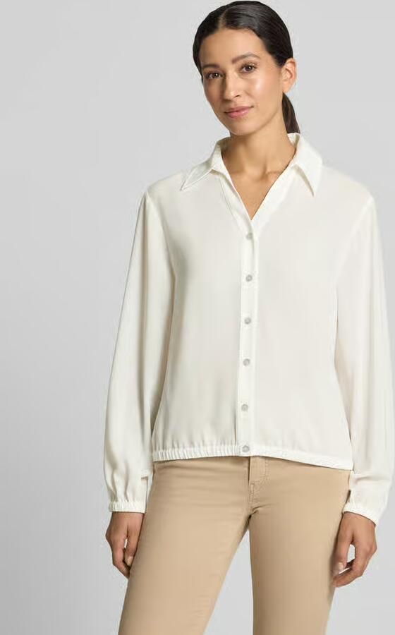 Marc Cain regular fit blouse met V-hals - Foto 2