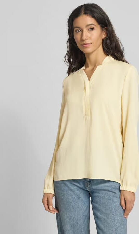 Marc Cain Regular fit blouse met V-hals - Foto 4