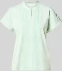 Marc Cain Regular fit blouse van katoenmix met kant